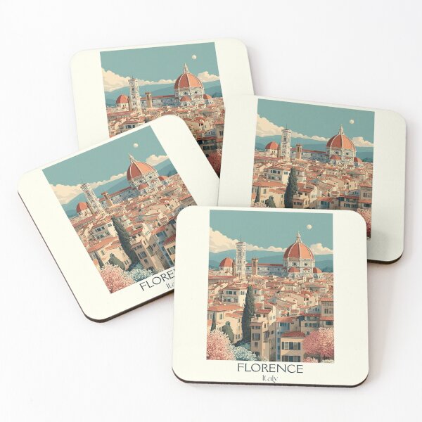 Item preview, Florence Tuscany Poster – Renaissance City Vintage Art designed and sold by TuncGK.