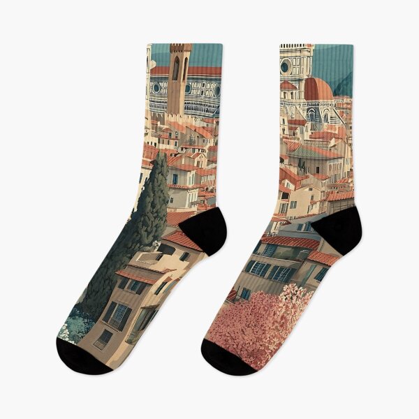 Item preview, Florence Tuscany Poster – Renaissance City Vintage Art designed and sold by TuncGK.