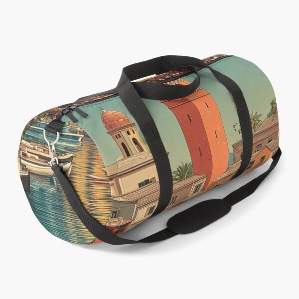 Item preview, Genoa Port City – Ligurian Maritime Vintage Poster designed and sold by TuncGK.