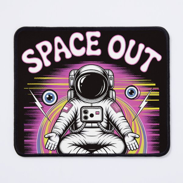 Item preview, Space Out – Trippy Meditating Astronaut Streetwear T-Shirt designed and sold by AV.