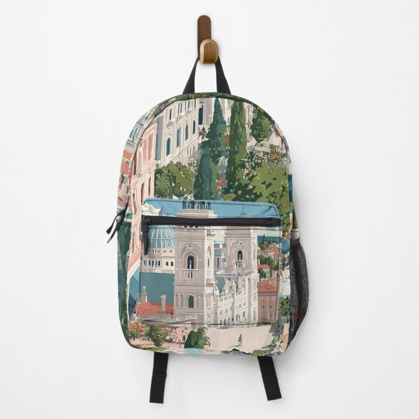 Item preview, Milan Italy Poster – Fashion Capital Cathedral Vintage Art designed and sold by TuncGK.