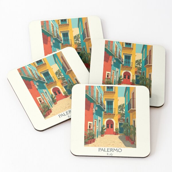 Item preview, Palermo Sicily Poster – Mediterranean Capital Vintage Art designed and sold by TuncGK.