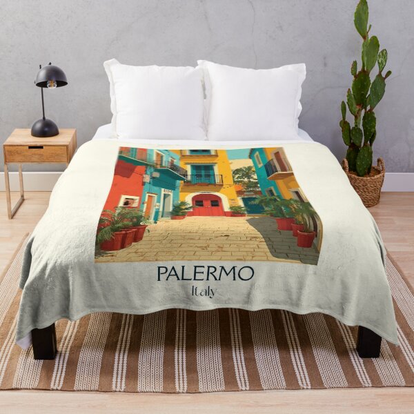 Item preview, Palermo Sicily Poster – Mediterranean Capital Vintage Art designed and sold by TuncGK.
