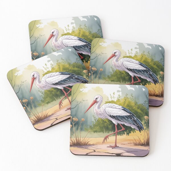Item preview, White Stork designed and sold by theartfulaspie.