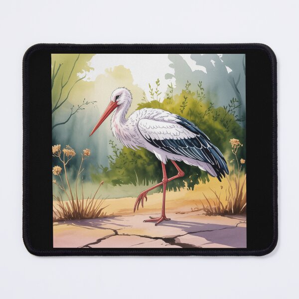 Item preview, White Stork designed and sold by theartfulaspie.