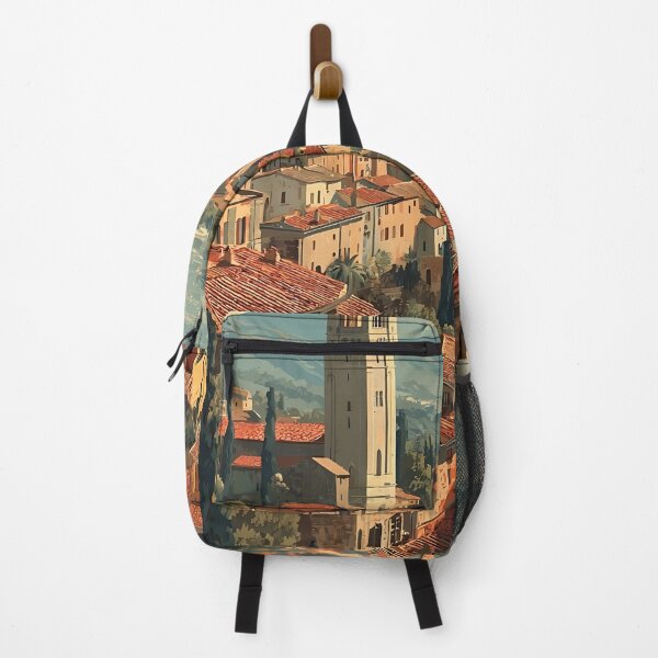 Item preview, Siena Tuscany Poster – Medieval City Piazza Vintage Art designed and sold by TuncGK.