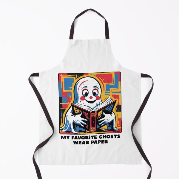 Item preview, Ghost and books designed and sold by Filologica.