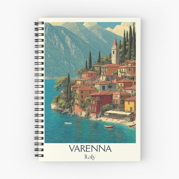 Item preview, Varenna Lake Como – Romantic Lakeside Village Art designed and sold by TuncGK.