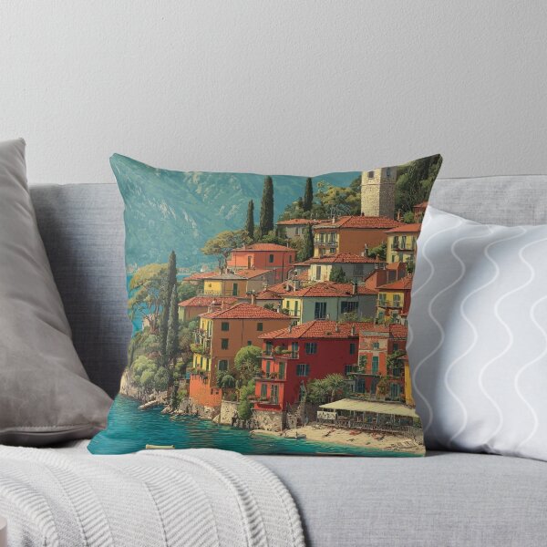 Item preview, Varenna Lake Como – Romantic Lakeside Village Art designed and sold by TuncGK.