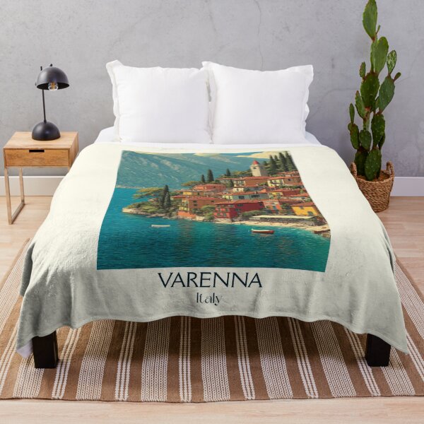 Item preview, Varenna Lake Como – Romantic Lakeside Village Art designed and sold by TuncGK.
