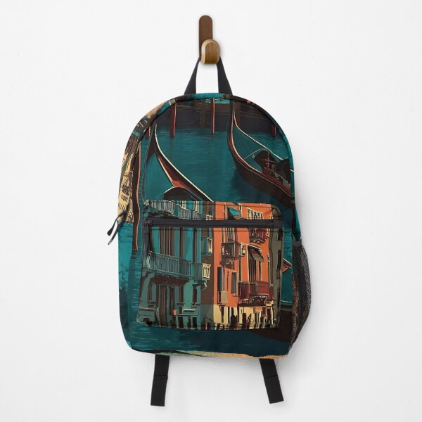 Item preview, Venice Gondola Poster – Grand Canal Sunset Vintage Art designed and sold by TuncGK.