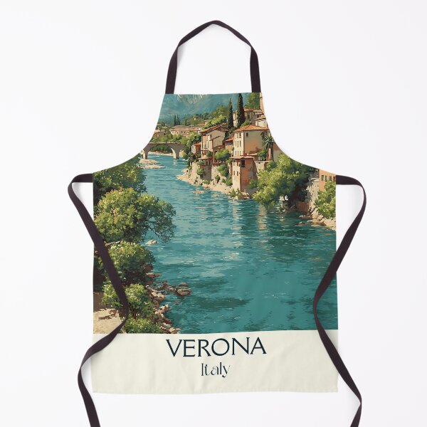 Item preview, Verona Romeo Juliet – Romantic City Vintage Poster designed and sold by TuncGK.