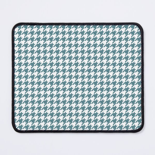 Item preview, Teal and White Houndstooth Pattern designed and sold by zeelv.