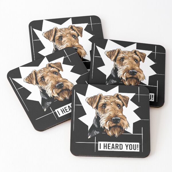 Item preview, Funny Airedale Terrier Dog Saying I Heard You designed and sold by whyitsme.