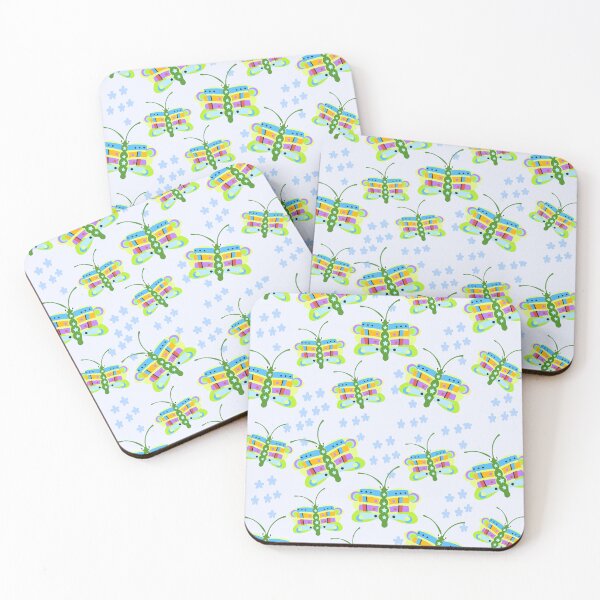 Item preview, Butterfly Bonanza Blue Poster designed and sold by Sharon Schwalbe.