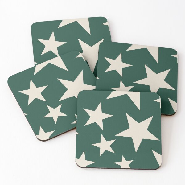 Item preview, Big Ol' Stars Old Money Green designed and sold by STUDIO MORE Los Angeles.