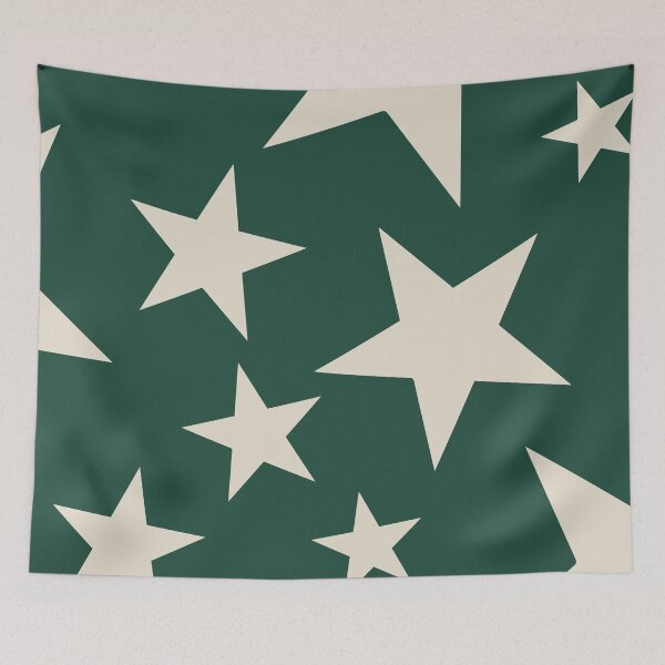 Item preview, Big Ol' Stars Old Money Green designed and sold by STUDIO MORE Los Angeles.