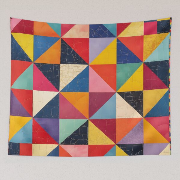 Item preview, retro checkered multicolored pattern designed and sold by Wiss2Arts.