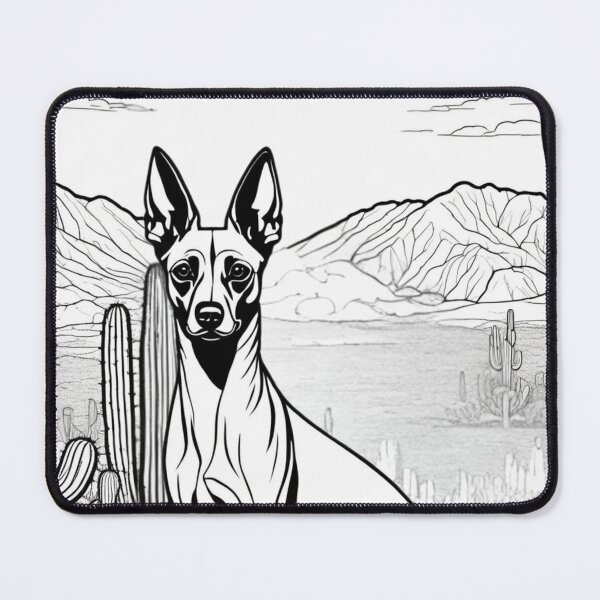 Item preview, Mexican Desert Dog | Black and White Design designed and sold by Mymexaheart.