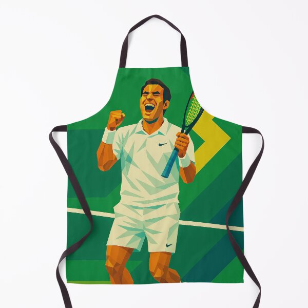 Item preview, Pete Sampras Tennis Icon Low Poly Vector Art designed and sold by kakarikihill.