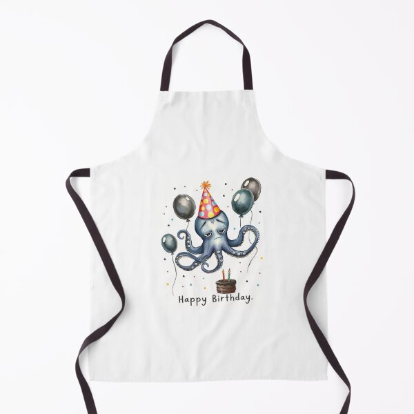Item preview, Happy birthday goth emo Gift cute meme octopus designed and sold by CheeseBlueprint.