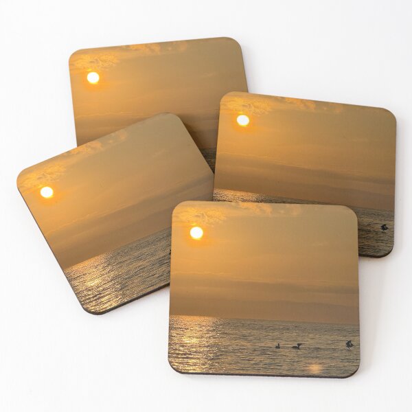 Item preview, Pelicans sunrise swim designed and sold by jimisimij.