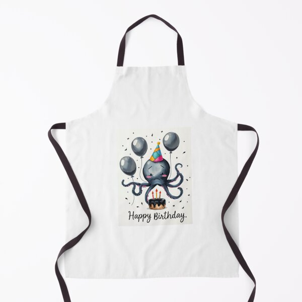 Item preview, Happy birthday goth emo Gift cute meme octopus designed and sold by CheeseBlueprint.