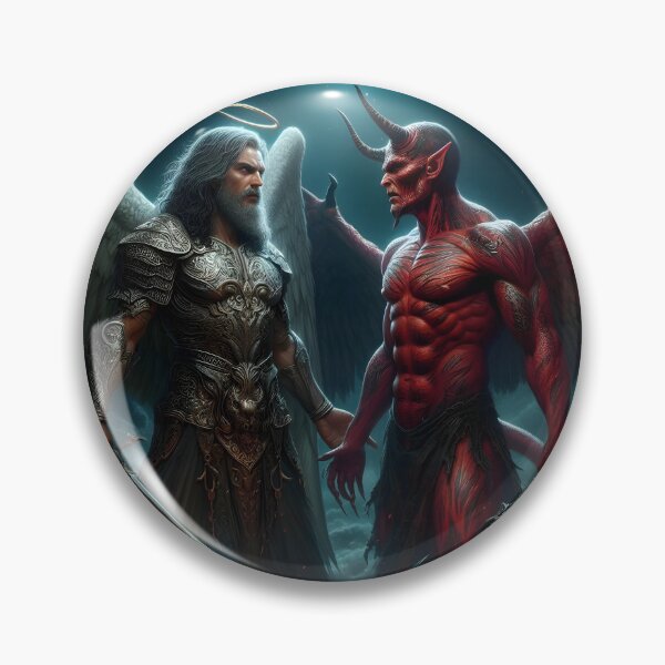 Item preview, Angel vs Demon designed and sold by GalleryBrisArt.
