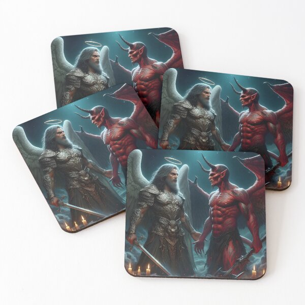 Item preview, Angel vs Demon designed and sold by GalleryBrisArt.