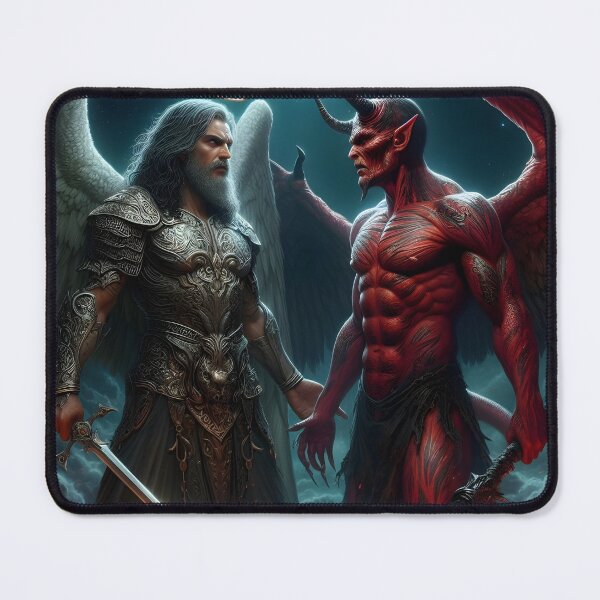 Item preview, Angel vs Demon designed and sold by GalleryBrisArt.