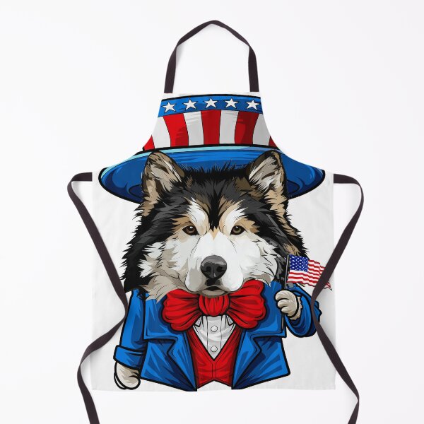 Item preview, Alaskan Malamute 4th of July designed and sold by whyitsme.