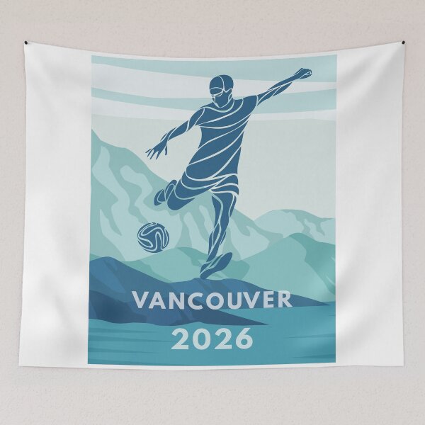 Item preview, Vancouver 2026 soccer t-shirt designed and sold by XDivineTees.