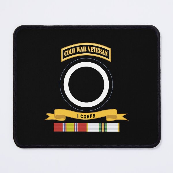 Artikelvorschau, Armee - I CORPS mit Br - Band COLD WAR Vet Tab X 300 entworfen und verkauft von Military Insignia Products.