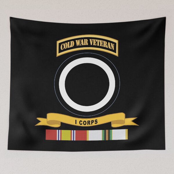 Item preview, Army - I CORPS  w Br - Ribbon COLD WAR Vet Tab X 300 designed and sold by Military Insignia Products.