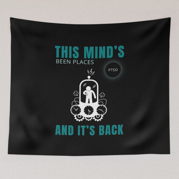 Item preview, PTSD Awareness - This Mind's Been Places And It's Back  designed and sold by WGBTee.