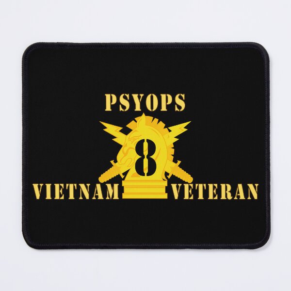 Item preview, Army - PSYOPS w Branch Insignia - 8th Battalion Numeral - w Vietnam Vet X 300 - Hat designed and sold by Military Insignia Products.