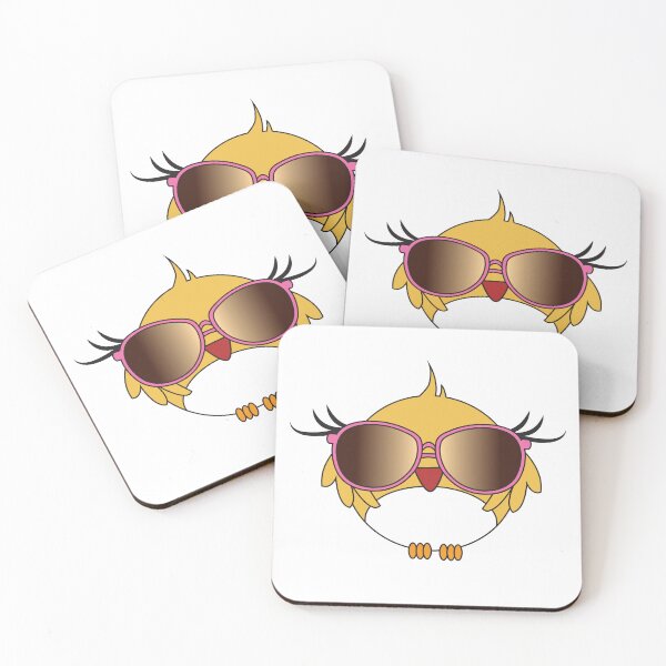 Item preview, Cool bird with sunglasses and attitude — fun and playful design! designed and sold by Corameixa.