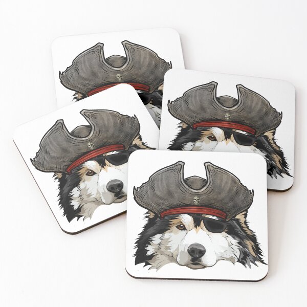 Item preview, Alaskan Malamute Pirate designed and sold by whyitsme.