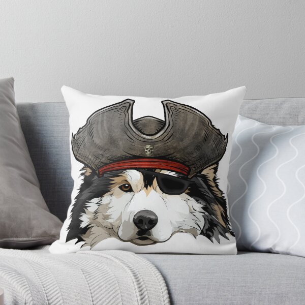Item preview, Alaskan Malamute Pirate designed and sold by whyitsme.