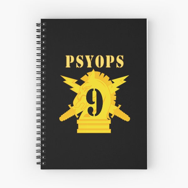 Item preview, Army - PSYOPS w Branch Insignia - 9th Battalion Numeral - Line X 300 designed and sold by Military Insignia Products.