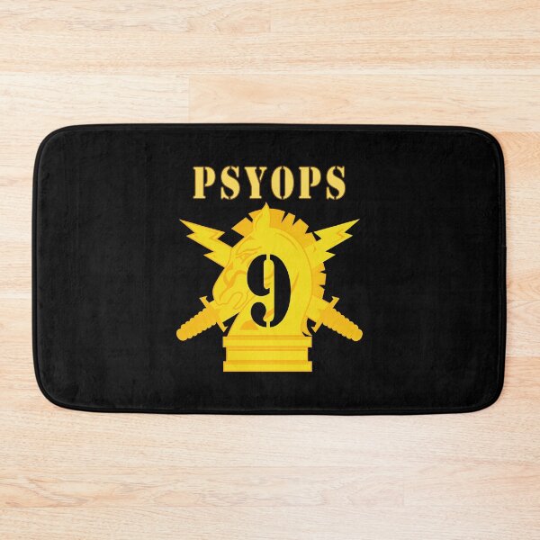 Item preview, Army - PSYOPS w Branch Insignia - 9th Battalion Numeral - Line X 300 designed and sold by Military Insignia Products.