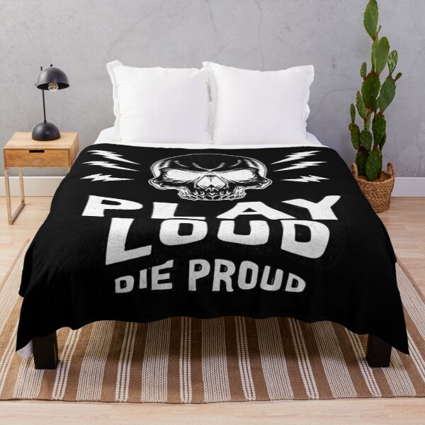 Item preview, Play Loud Die Proud Gaming and Concert Design designed and sold by Charcoalart.