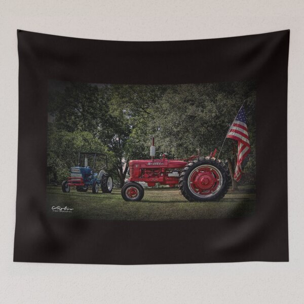Item preview, Pair of Vintage Farm Tractors designed and sold by Crobin1961.