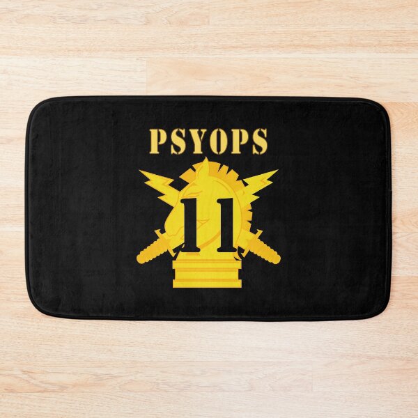 Item preview, Army - PSYOPS w Branch Insignia - 11th Battalion Numeral - Line X 300 designed and sold by Military Insignia Products.