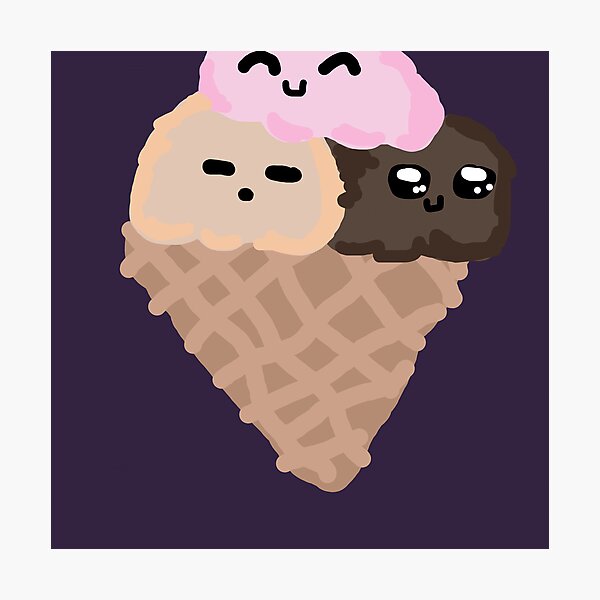 Aperçu de l'œuvre mignonnes glaces créée et vendue par cutestuff4ubyme.
