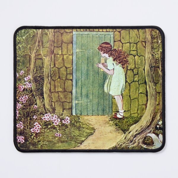 Item preview, The Little Green Door - Ida Rentoul Outhwaite designed and sold by forgottenbeauty.