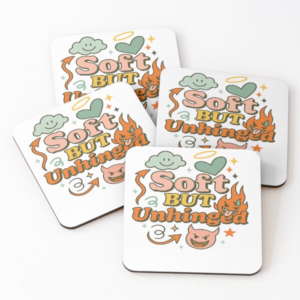 Item preview, Soft But Unhinged – Cute Chaos Aesthetic Design designed and sold by nottoosoft.