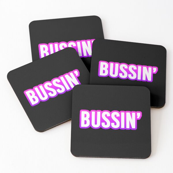 Item preview, Bussin in Bold Pink Violet Outline  designed and sold by Memes N Lore .