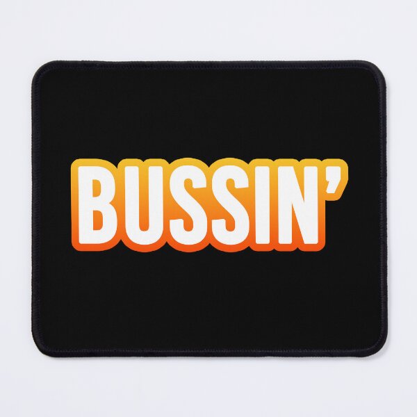 Item preview, Bussin in Bold Hot Orange Outline designed and sold by Memes N Lore .