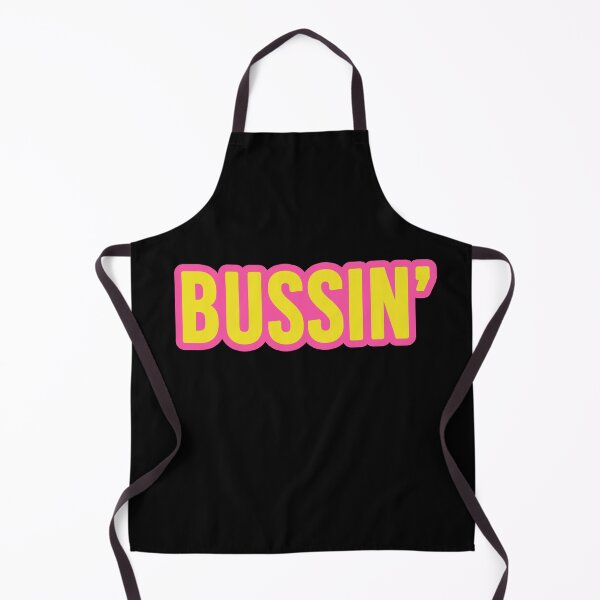 Item preview, Bussin in Yellow Bold Pink Outline designed and sold by Memes N Lore .